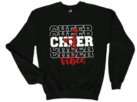 Girls Cheer Vibes Sweatshirt - Customized and Personalized!