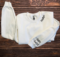 Custom Mom / Grandma Sweatshirt w/ Names on Sleeve