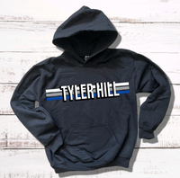 Striped Camp Hoodie - Personalized!