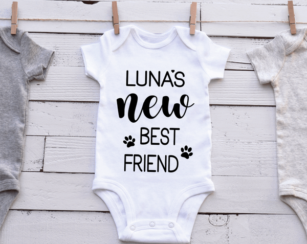 Dog's Best Friend Baby Bodysuit