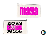 Personalized Cosmetic/Pencil Case for Camp