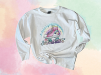 Girls Rollerskating Long Sleeve Tee